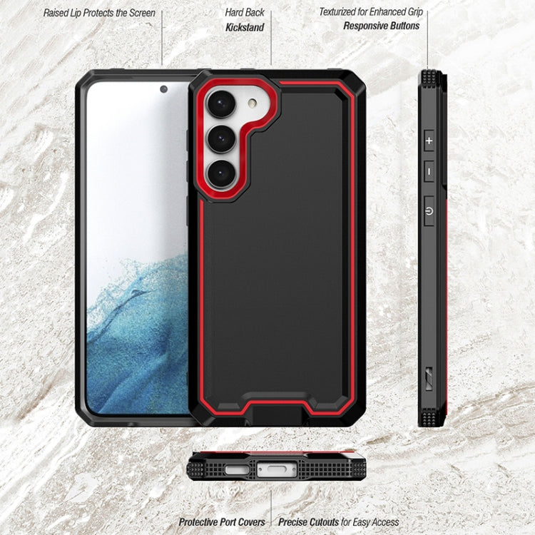For Samsung Galaxy S23 5G Armour Two-color TPU + PC Phone Case