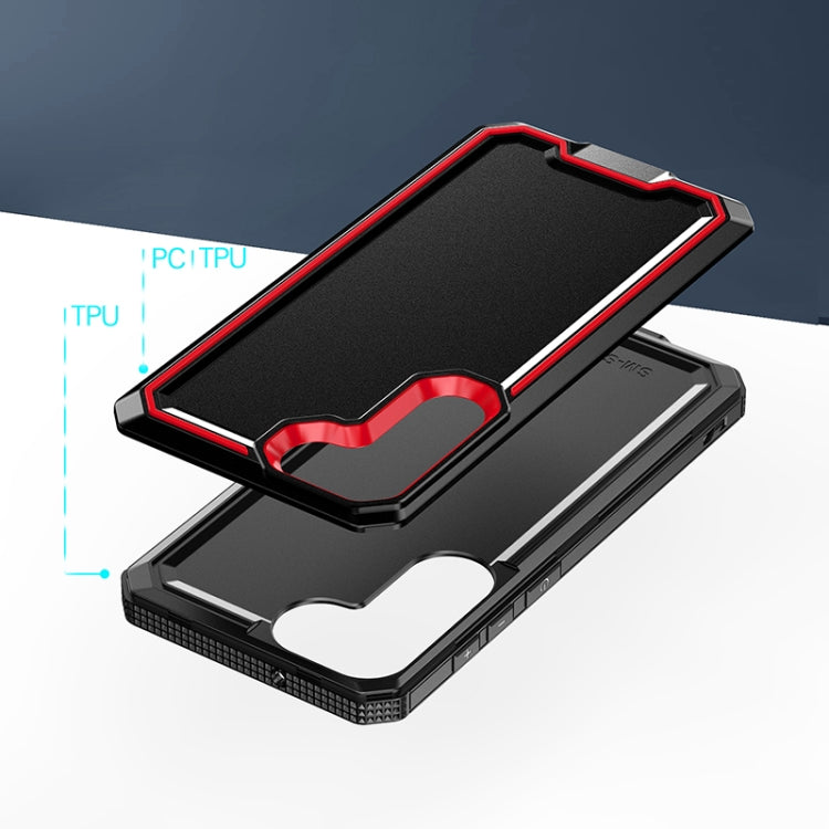 For Samsung Galaxy S23+ 5G Armour Two-color TPU + PC Phone Case