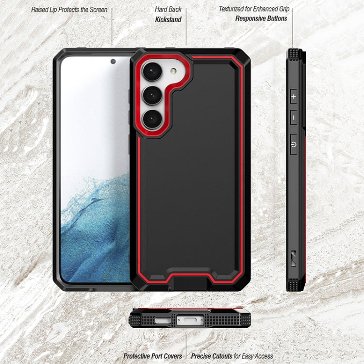 For Samsung Galaxy S23+ 5G Armour Two-color TPU + PC Phone Case