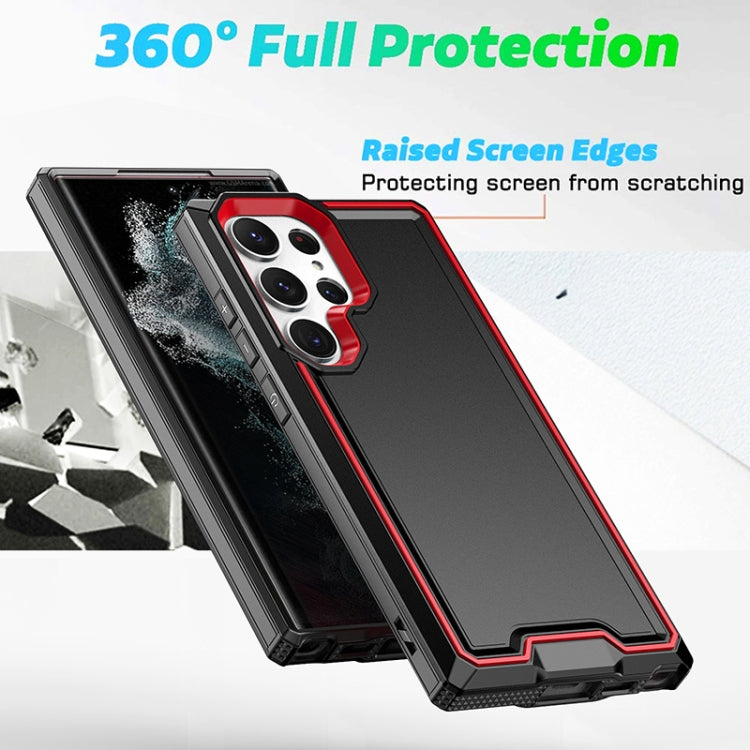 For Samsung Galaxy S23 Ultra 5G Armour Two-color TPU + PC Phone Case