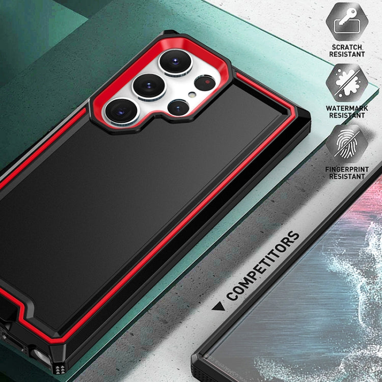 For Samsung Galaxy S23 Ultra 5G Armour Two-color TPU + PC Phone Case