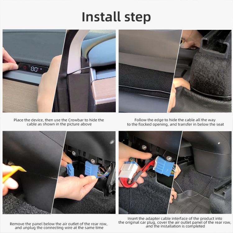 T5 For Tesla Model Y / 3 2019- Car 3 inch HUD Head-up Display