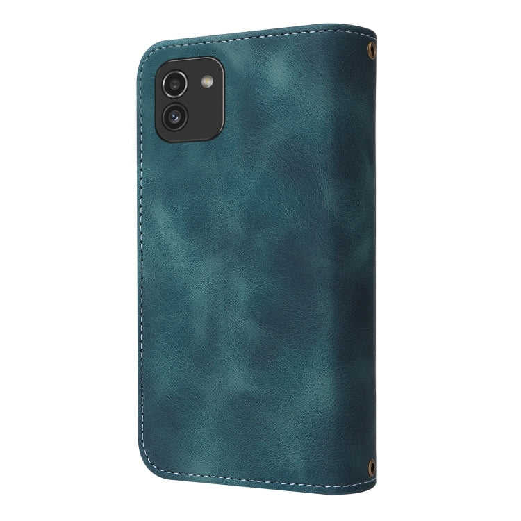 For Samsung Galaxy A03 EU Version Multifunctional Card Slot Zipper Wallet Leather Phone Case