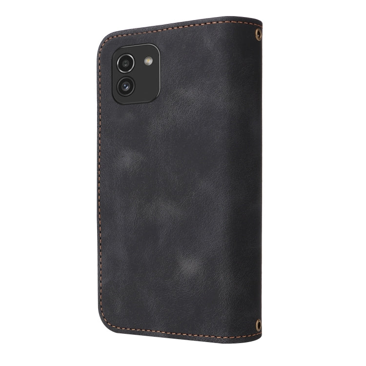 For Samsung Galaxy A03 EU Version Multifunctional Card Slot Zipper Wallet Leather Phone Case