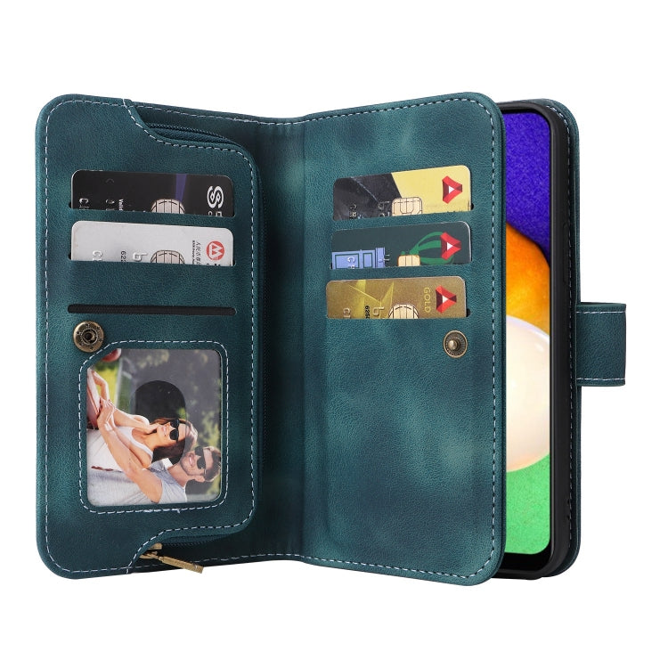 For Samsung Galaxy A03s EU Version Multifunctional Card Slot Zipper Wallet Leather Phone Case