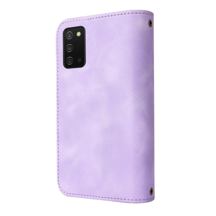 For Samsung Galaxy A03s EU Version Multifunctional Card Slot Zipper Wallet Leather Phone Case