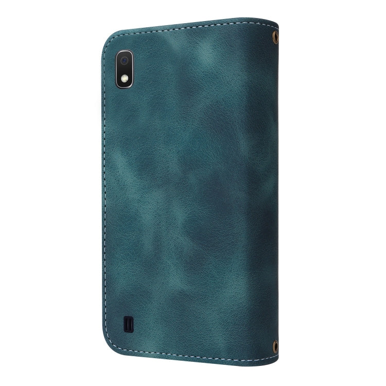 For Samsung Galaxy A10 Multifunctional Card Slot Zipper Wallet Leather Phone Case