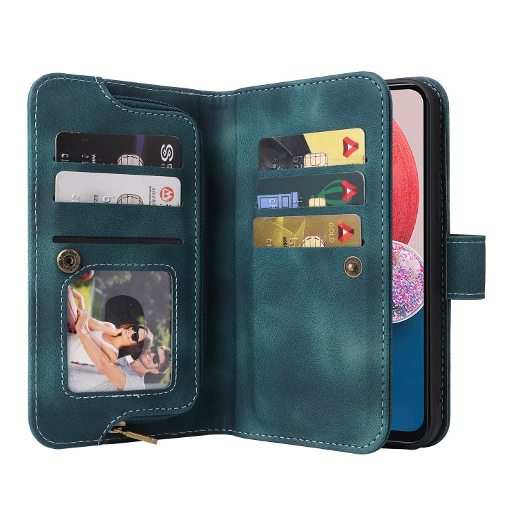 For Samsung Galaxy A13 5G / 4G Multifunctional Card Slot Zipper Wallet Leather Phone Case