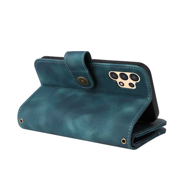 For Samsung Galaxy A13 5G / 4G Multifunctional Card Slot Zipper Wallet Leather Phone Case