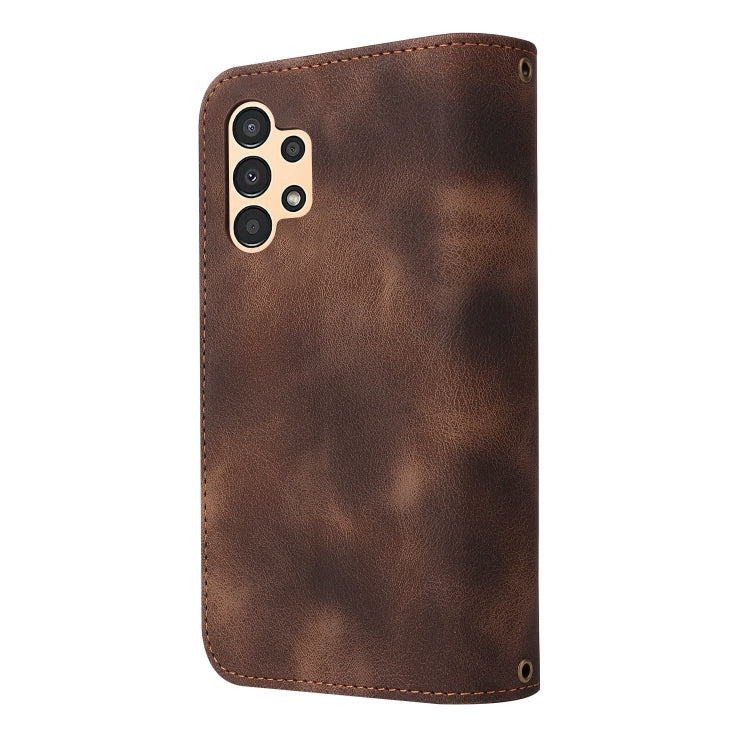 For Samsung Galaxy A13 5G / 4G Multifunctional Card Slot Zipper Wallet Leather Phone Case