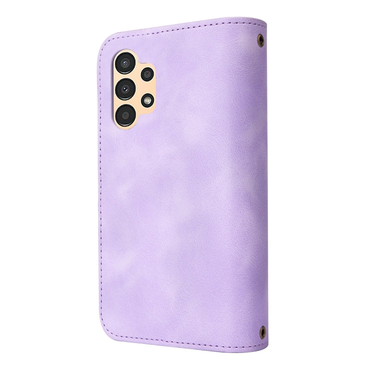 For Samsung Galaxy A13 5G / 4G Multifunctional Card Slot Zipper Wallet Leather Phone Case