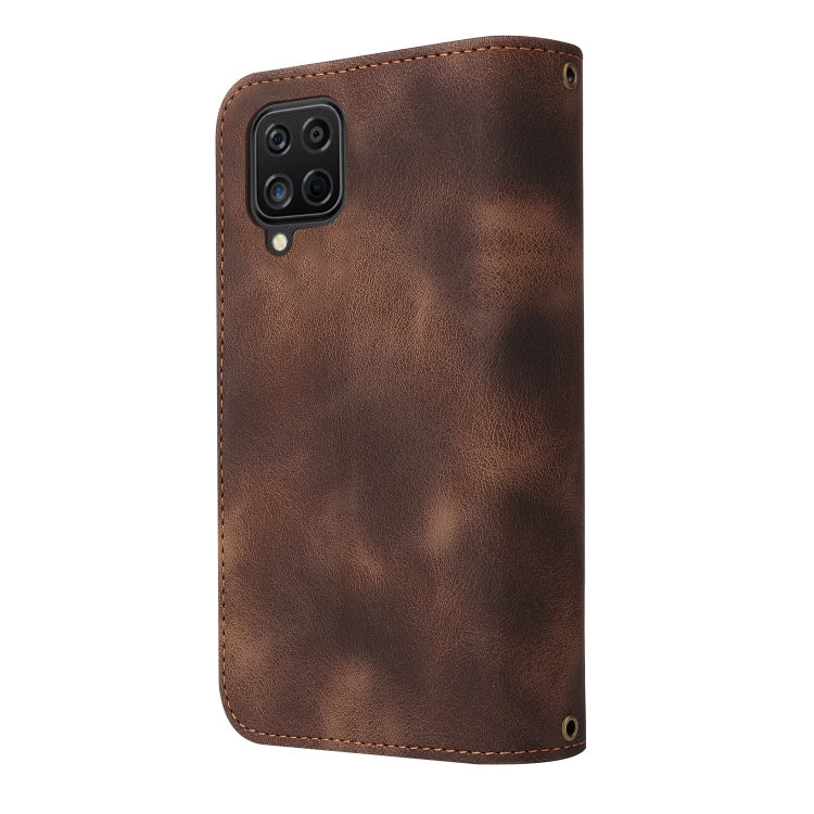 For Samsung Galaxy A22 4G Multifunctional Card Slot Zipper Wallet Leather Phone Case