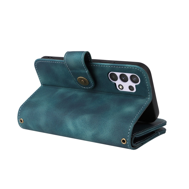 For Samsung Galaxy A32 4G Multifunctional Card Slot Zipper Wallet Leather Phone Case