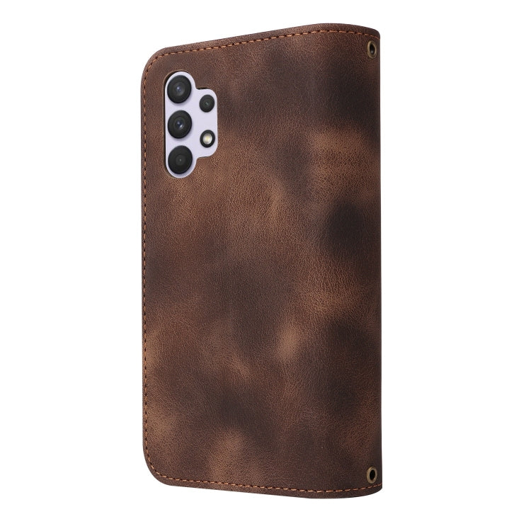 For Samsung Galaxy A32 4G Multifunctional Card Slot Zipper Wallet Leather Phone Case