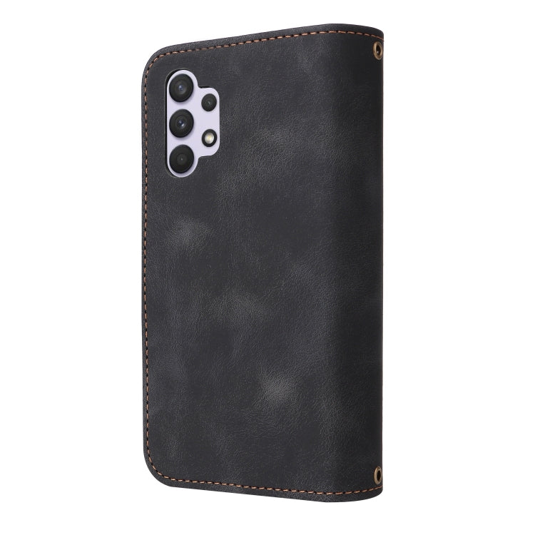For Samsung Galaxy A32 4G Multifunctional Card Slot Zipper Wallet Leather Phone Case
