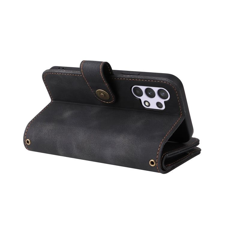 For Samsung Galaxy A32 4G Multifunctional Card Slot Zipper Wallet Leather Phone Case