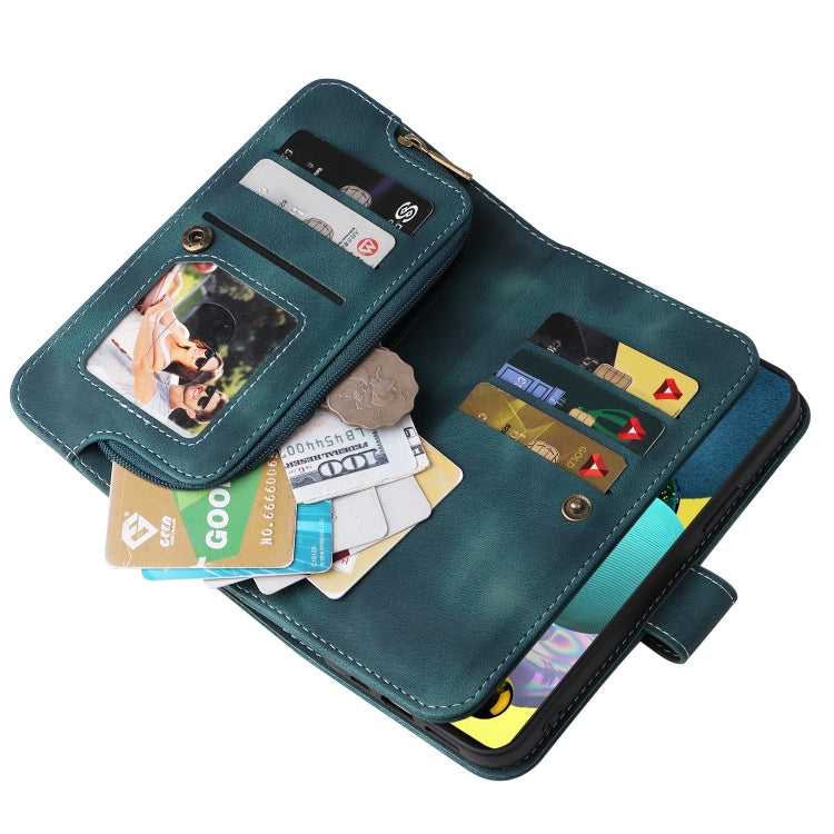 For Samsung Galaxy A51 4G Multifunctional Card Slot Zipper Wallet Leather Phone Case