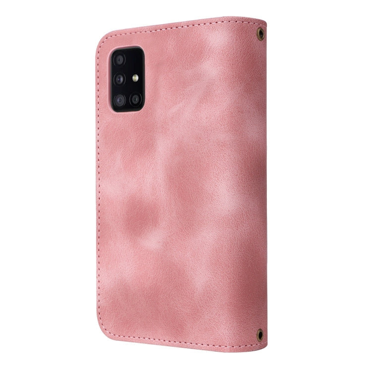 For Samsung Galaxy A51 4G Multifunctional Card Slot Zipper Wallet Leather Phone Case