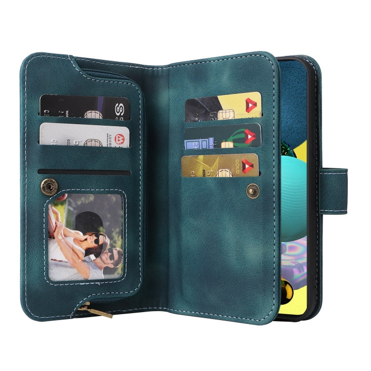 For Samsung Galaxy A71 4G Multifunctional Card Slot Zipper Wallet Leather Phone Case