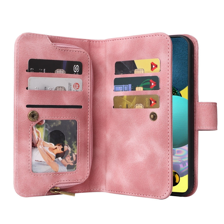 For Samsung Galaxy A71 4G Multifunctional Card Slot Zipper Wallet Leather Phone Case