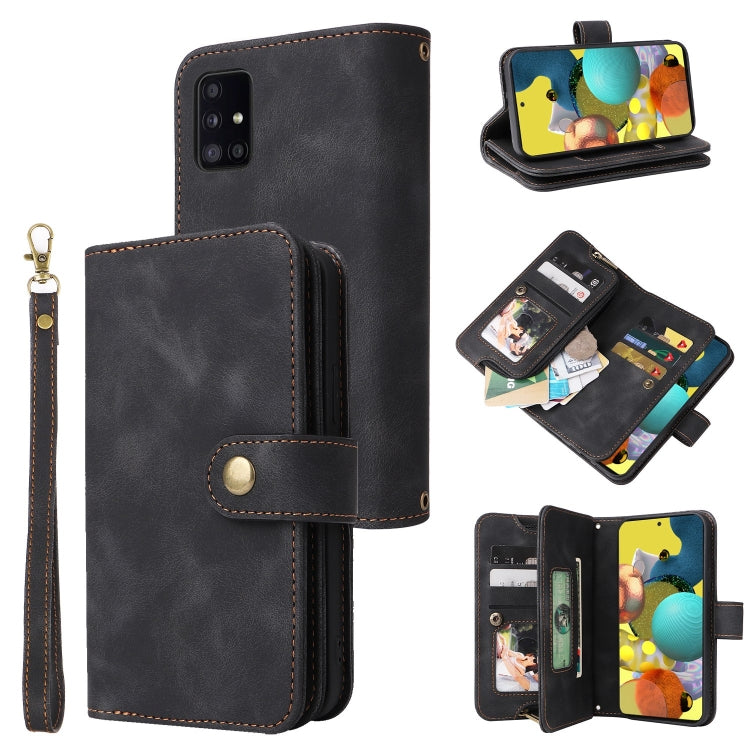 For Samsung Galaxy A71 4G Multifunctional Card Slot Zipper Wallet Leather Phone Case