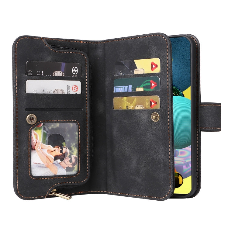 For Samsung Galaxy A71 4G Multifunctional Card Slot Zipper Wallet Leather Phone Case