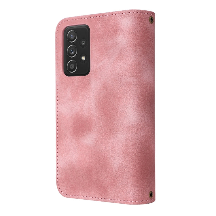 For Samsung Galaxy A72 5G / 4G Multifunctional Card Slot Zipper Wallet Leather Phone Case