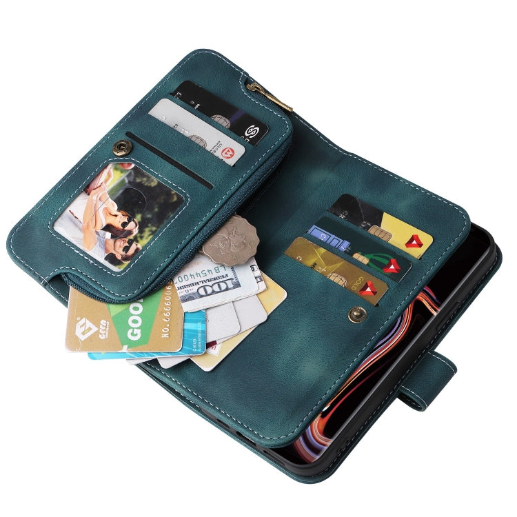 For Samsung Galaxy Note9 Multifunctional Card Slot Zipper Wallet Leather Phone Case
