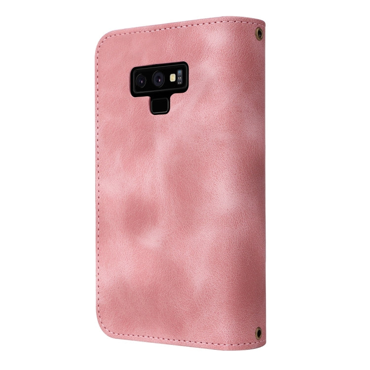 For Samsung Galaxy Note9 Multifunctional Card Slot Zipper Wallet Leather Phone Case
