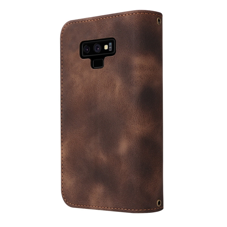 For Samsung Galaxy Note9 Multifunctional Card Slot Zipper Wallet Leather Phone Case