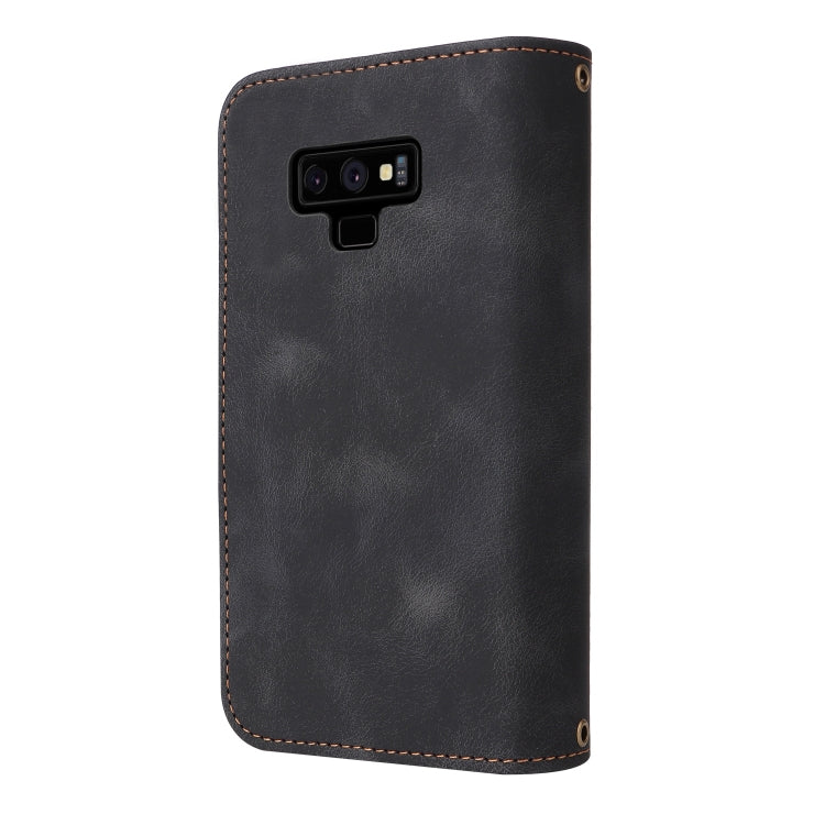 For Samsung Galaxy Note9 Multifunctional Card Slot Zipper Wallet Leather Phone Case