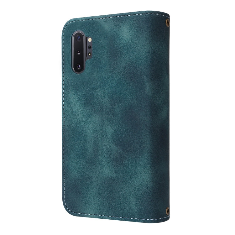 For Samsung Galaxy Note10+ Multifunctional Card Slot Zipper Wallet Leather Phone Case