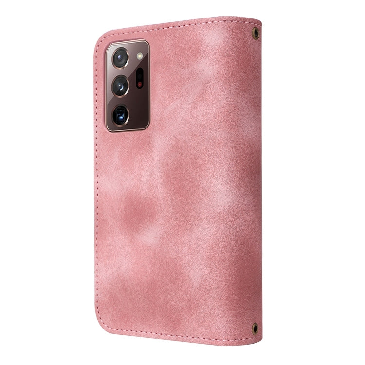 For Samsung Galaxy Note20 Ultra Multifunctional Card Slot Zipper Wallet Leather Phone Case