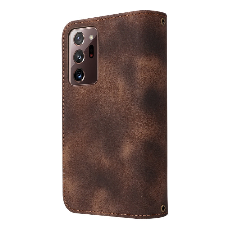 For Samsung Galaxy Note20 Ultra Multifunctional Card Slot Zipper Wallet Leather Phone Case