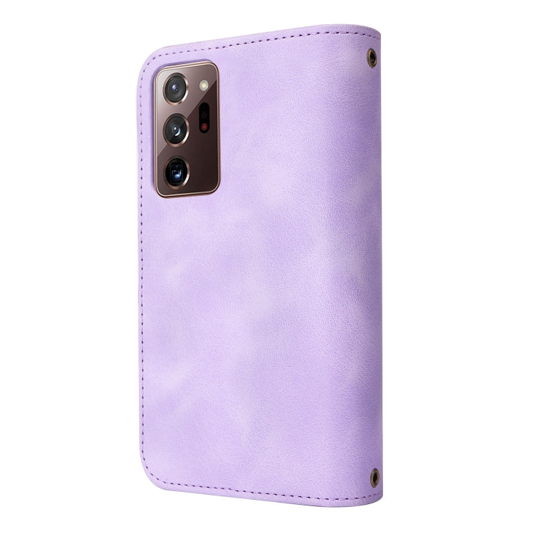 For Samsung Galaxy Note20 Ultra Multifunctional Card Slot Zipper Wallet Leather Phone Case