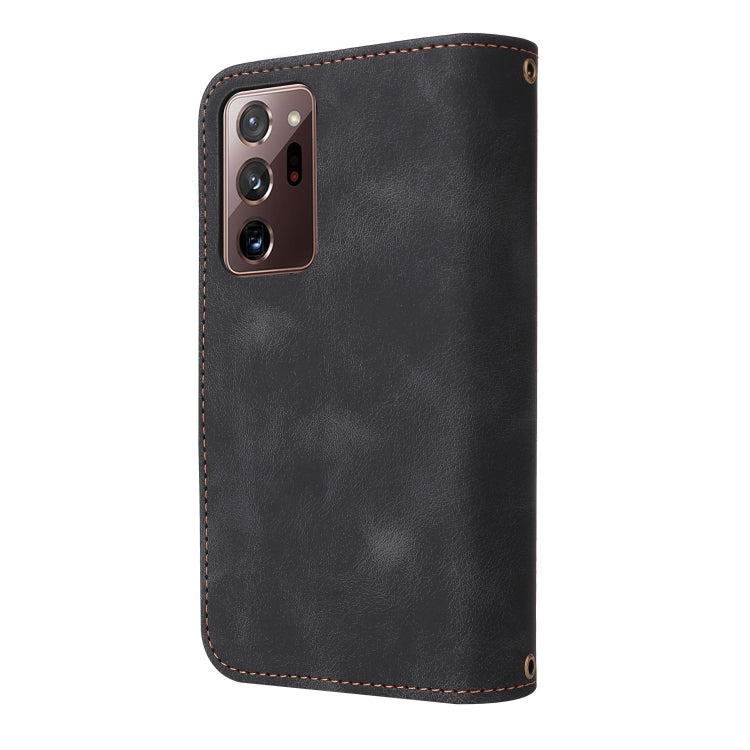 For Samsung Galaxy Note20 Ultra Multifunctional Card Slot Zipper Wallet Leather Phone Case