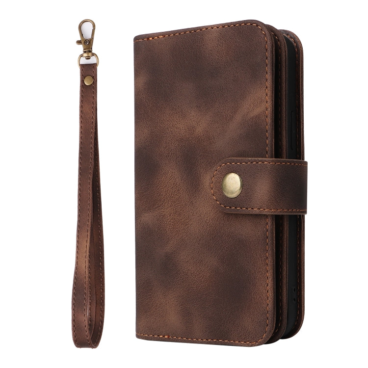 For Samsung Galaxy S8+ Multifunctional Card Slot Zipper Wallet Leather Phone Case