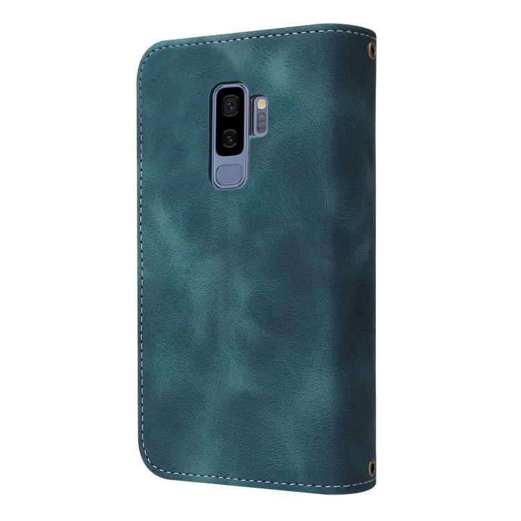 For Samsung Galaxy S9+ Multifunctional Card Slot Zipper Wallet Leather Phone Case