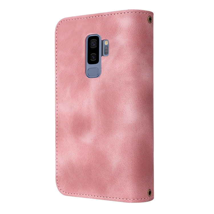 For Samsung Galaxy S9+ Multifunctional Card Slot Zipper Wallet Leather Phone Case