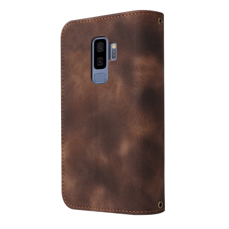 For Samsung Galaxy S9+ Multifunctional Card Slot Zipper Wallet Leather Phone Case