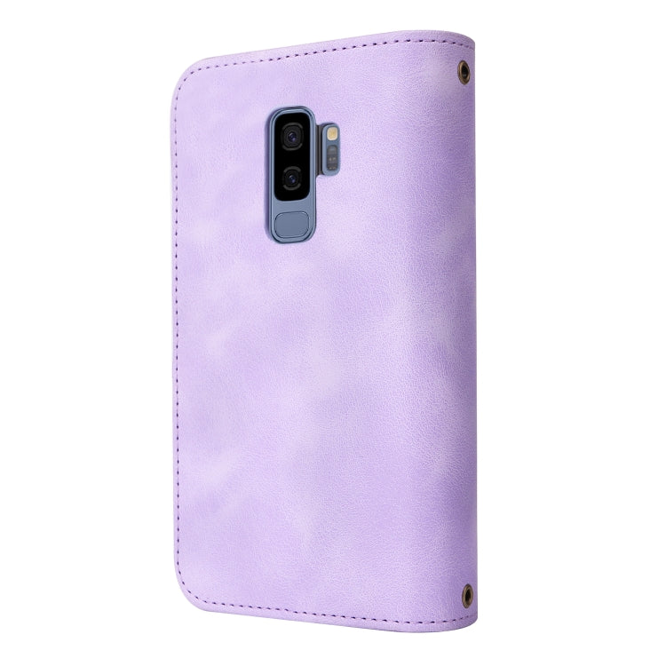 For Samsung Galaxy S9+ Multifunctional Card Slot Zipper Wallet Leather Phone Case