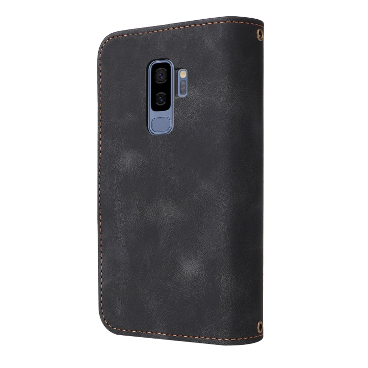 For Samsung Galaxy S9+ Multifunctional Card Slot Zipper Wallet Leather Phone Case