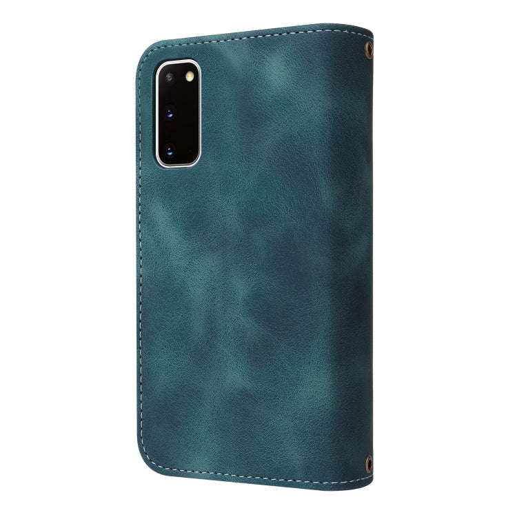 For Samsung Galaxy S20 Multifunctional Card Slot Zipper Wallet Leather Phone Case