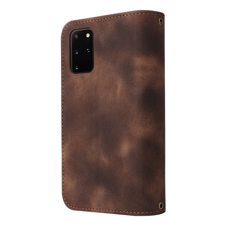 For Samsung Galaxy S20+ Multifunctional Card Slot Zipper Wallet Leather Phone Case