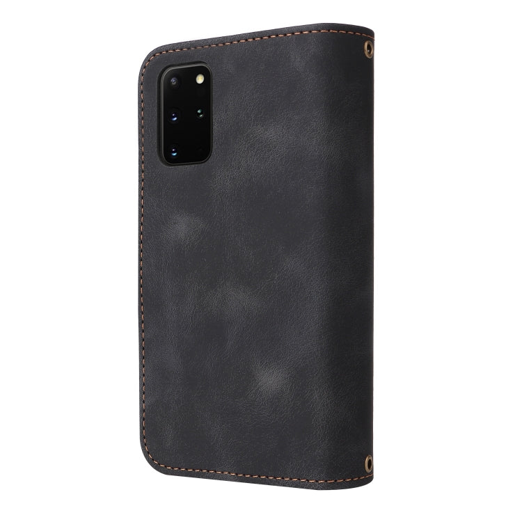 For Samsung Galaxy S20+ Multifunctional Card Slot Zipper Wallet Leather Phone Case