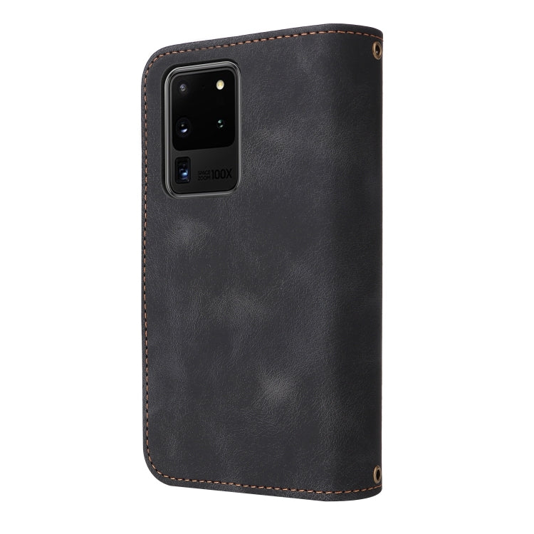 For Samsung Galaxy S20 Ultra Multifunctional Card Slot Zipper Wallet Leather Phone Case