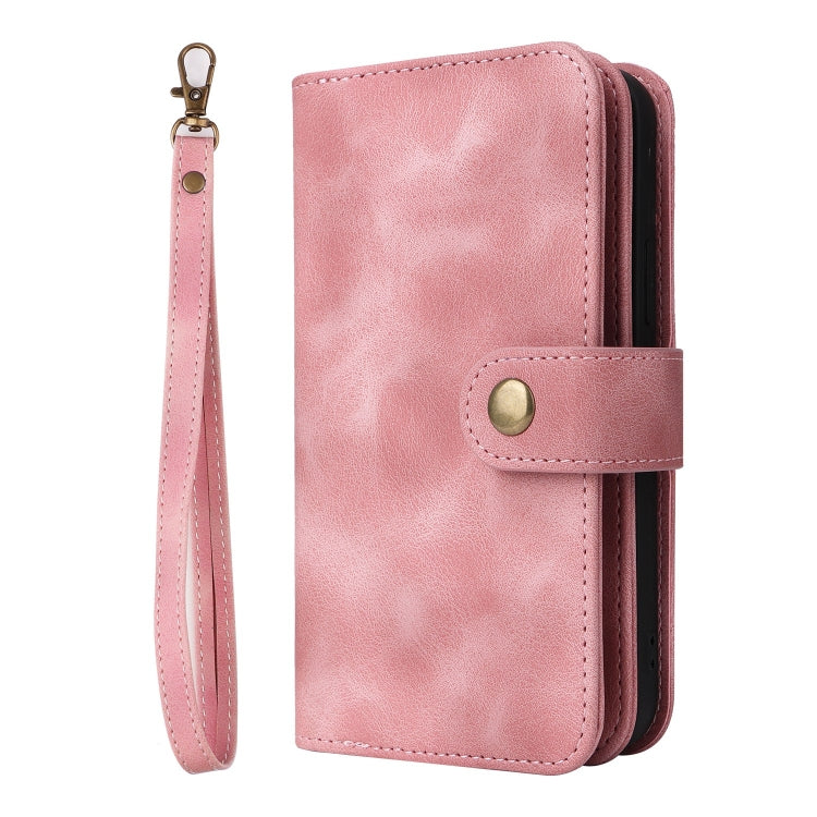 For Samsung Galaxy S22+ 5G Multifunctional Card Slot Zipper Wallet Leather Phone Case