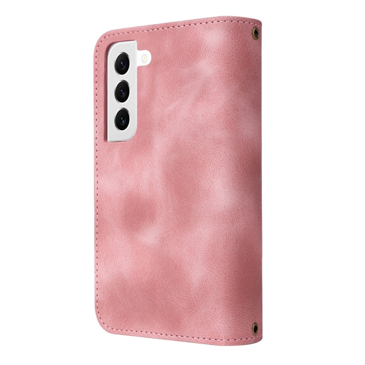 For Samsung Galaxy S22+ 5G Multifunctional Card Slot Zipper Wallet Leather Phone Case