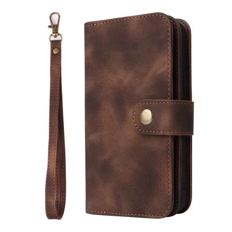 For Samsung Galaxy S22+ 5G Multifunctional Card Slot Zipper Wallet Leather Phone Case