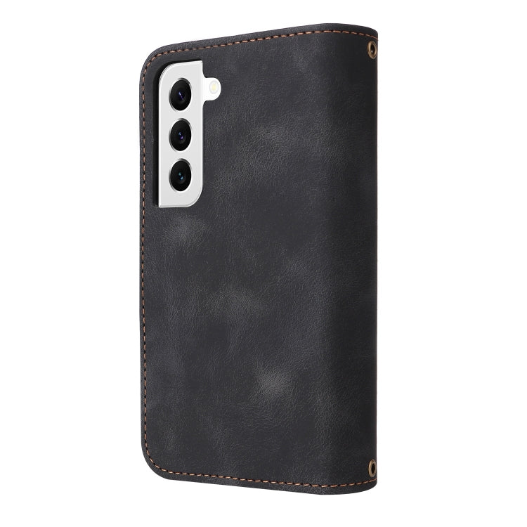 For Samsung Galaxy S22+ 5G Multifunctional Card Slot Zipper Wallet Leather Phone Case